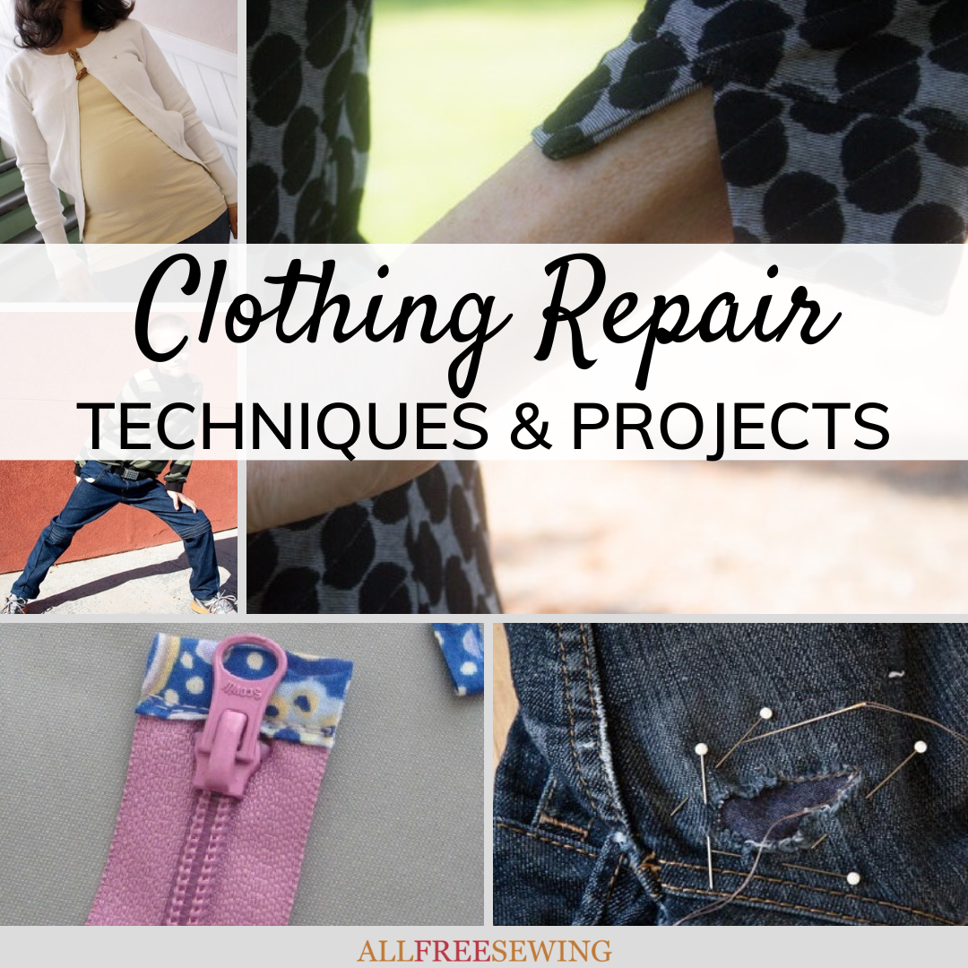 Basic Clothing Repair Techniques | So Sew Easy Basic Clothing Repair Techniques | So Sew Easy