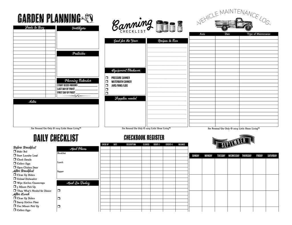 Homestead Management Binder Pages (Instant Download) – Home[stead] Made ...