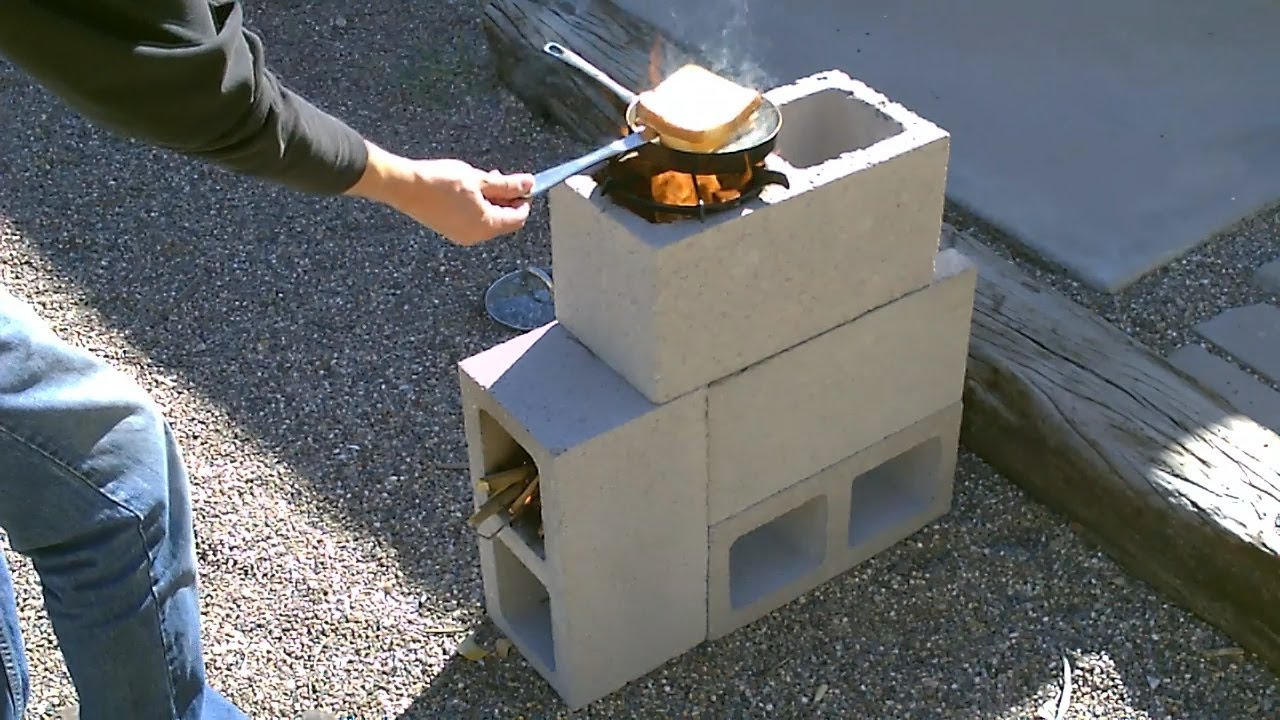 The '4 Block' Rocket Stove! - DIY Rocket Stove - (Concr... | Doovi The '4 Block' Rocket Stove! - DIY Rocket Stove - (Concr... | Doovi